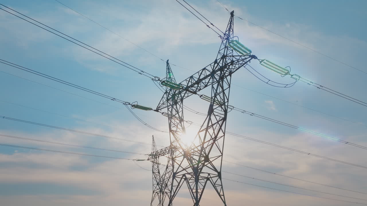 torres de transmisión de alta tensión