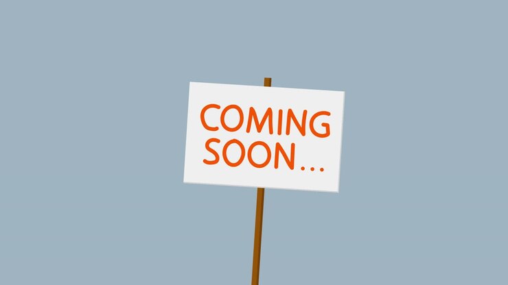 COMING SOON... banner sign announcement animation