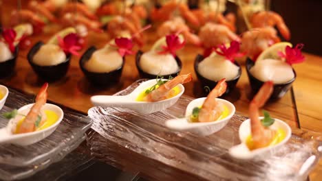 elegant shrimp and scallop appetizers