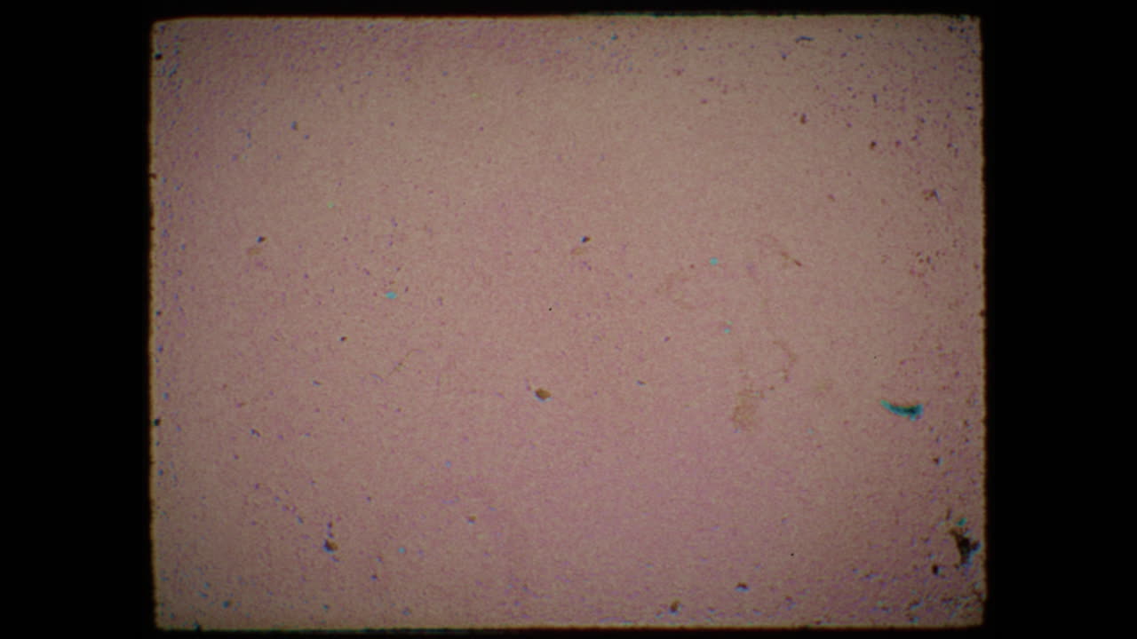 Real 35mm 4x3 film frame overlay - dirty and flickering