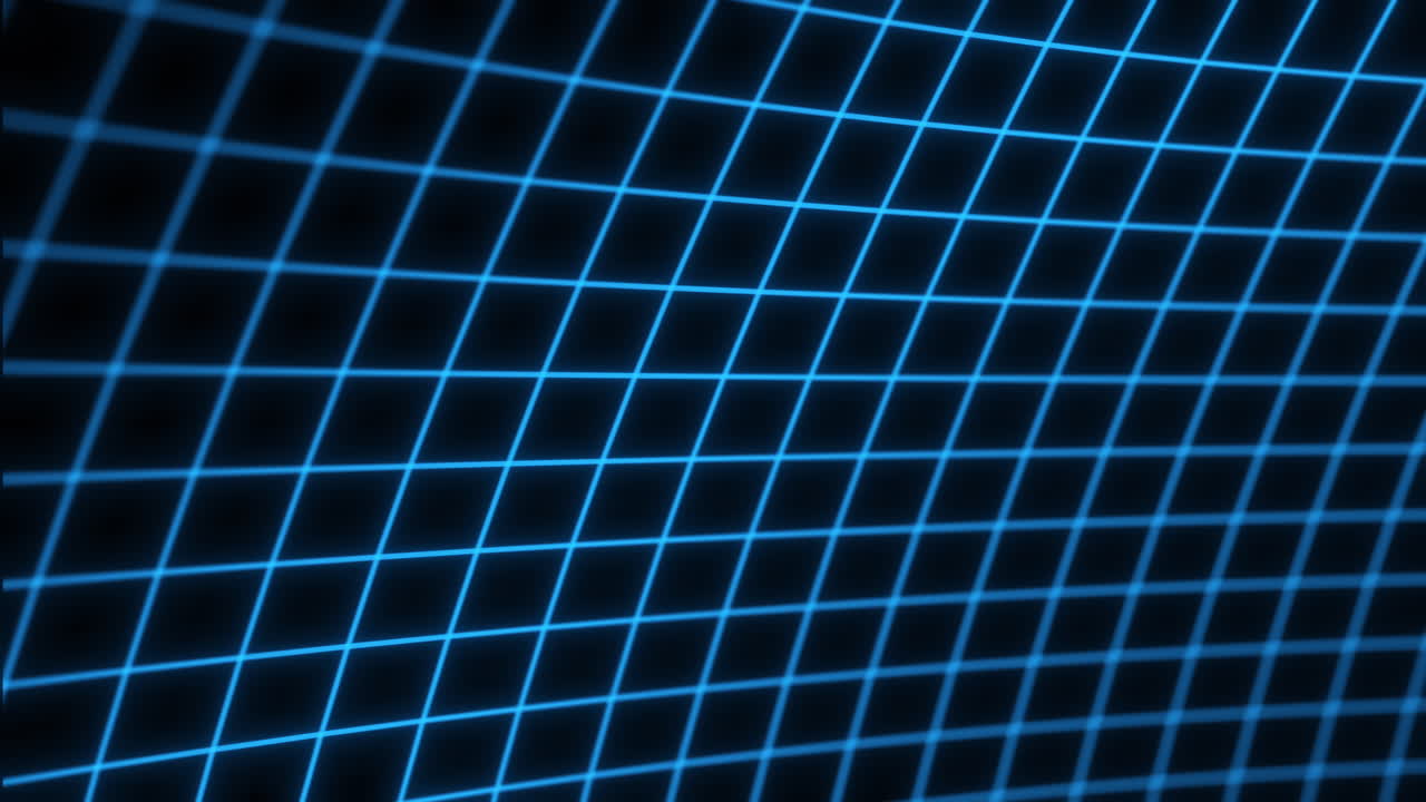 Abstract Blue Grid Pattern