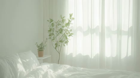 bright and peaceful bedroom