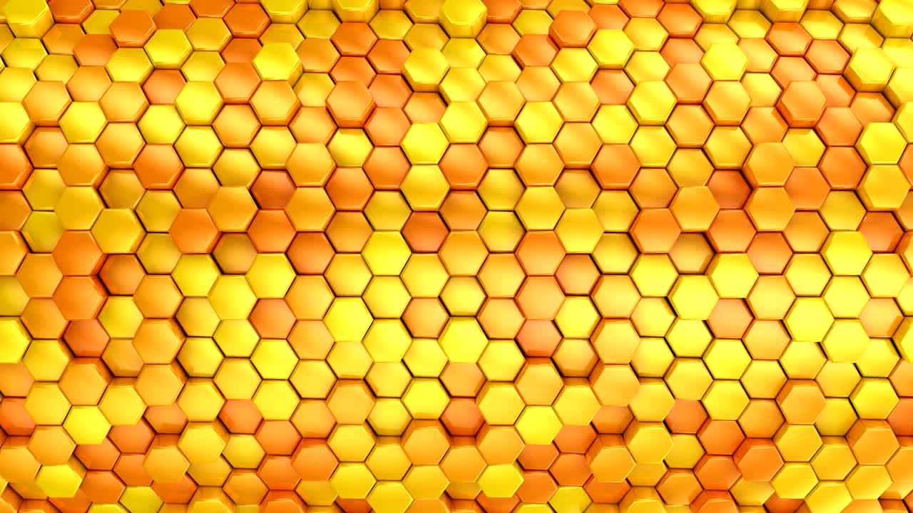 el fondo de los hexágonos