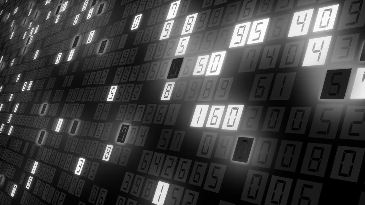 Abstract background with binary code