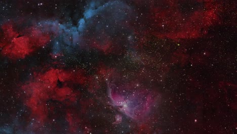 La-Belleza-De-La-Nebulosa-En-La-Oscuridad-Del-Espacio,-Fondo-Espacial