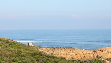 old military bunker with ocean view