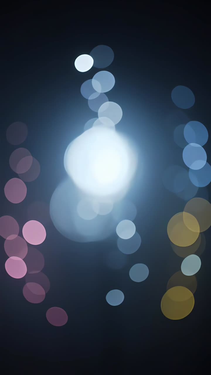 Sfondo Verticale con Luci Bokeh