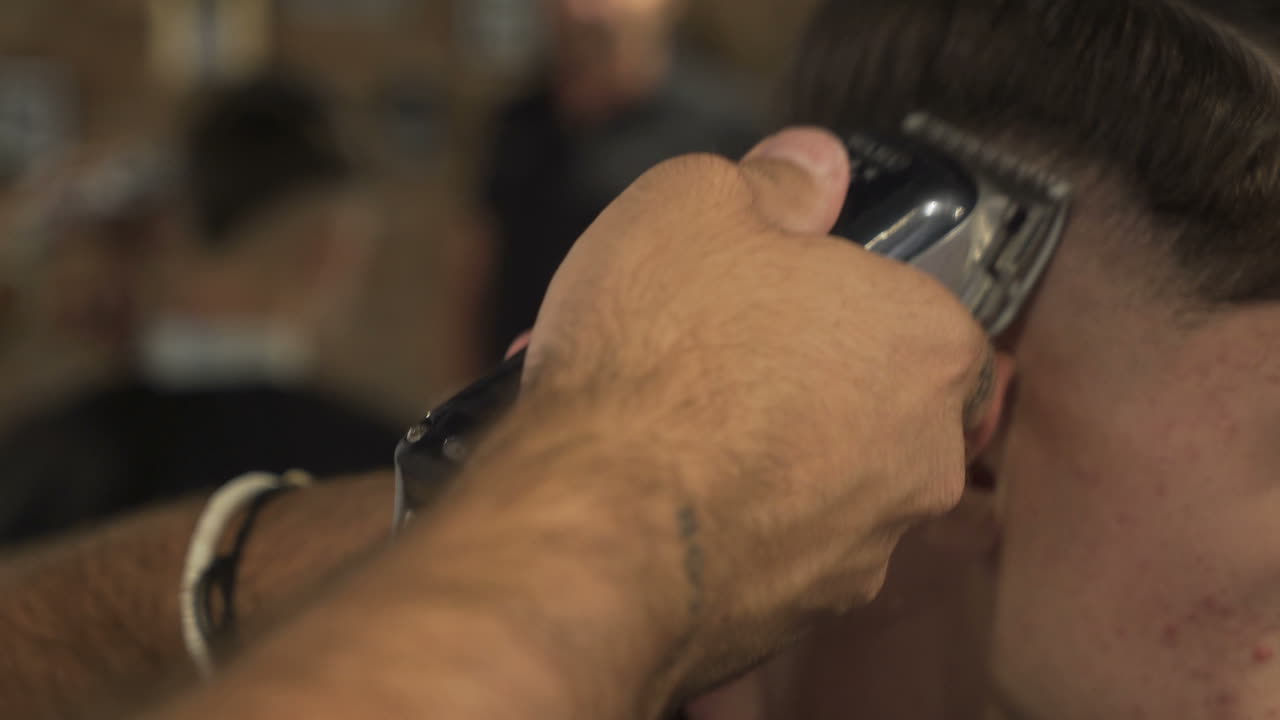 Haircut at the Barber Shop