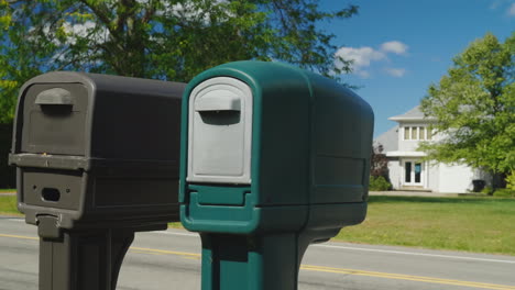 Two-Mailboxes-in-Typical-American-Suburb