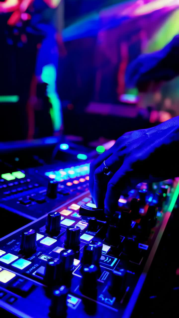 actuación de dj en un club nocturno