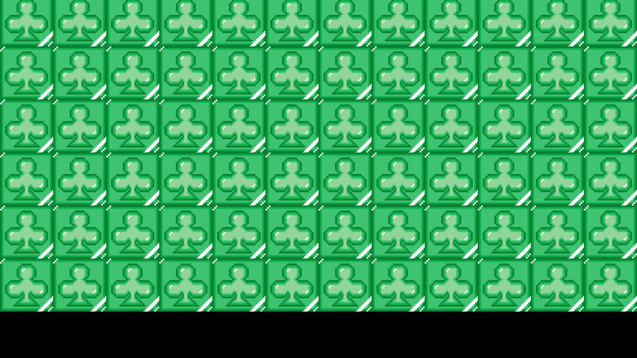Pixel art tile clover Transitions. 1080p - 30 fps - Alpha Channel (5)