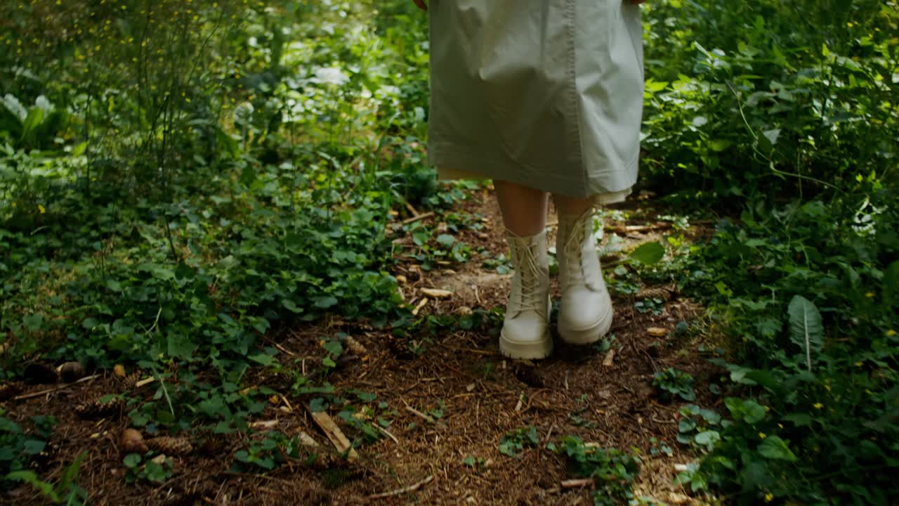 Walking on a Forest Path