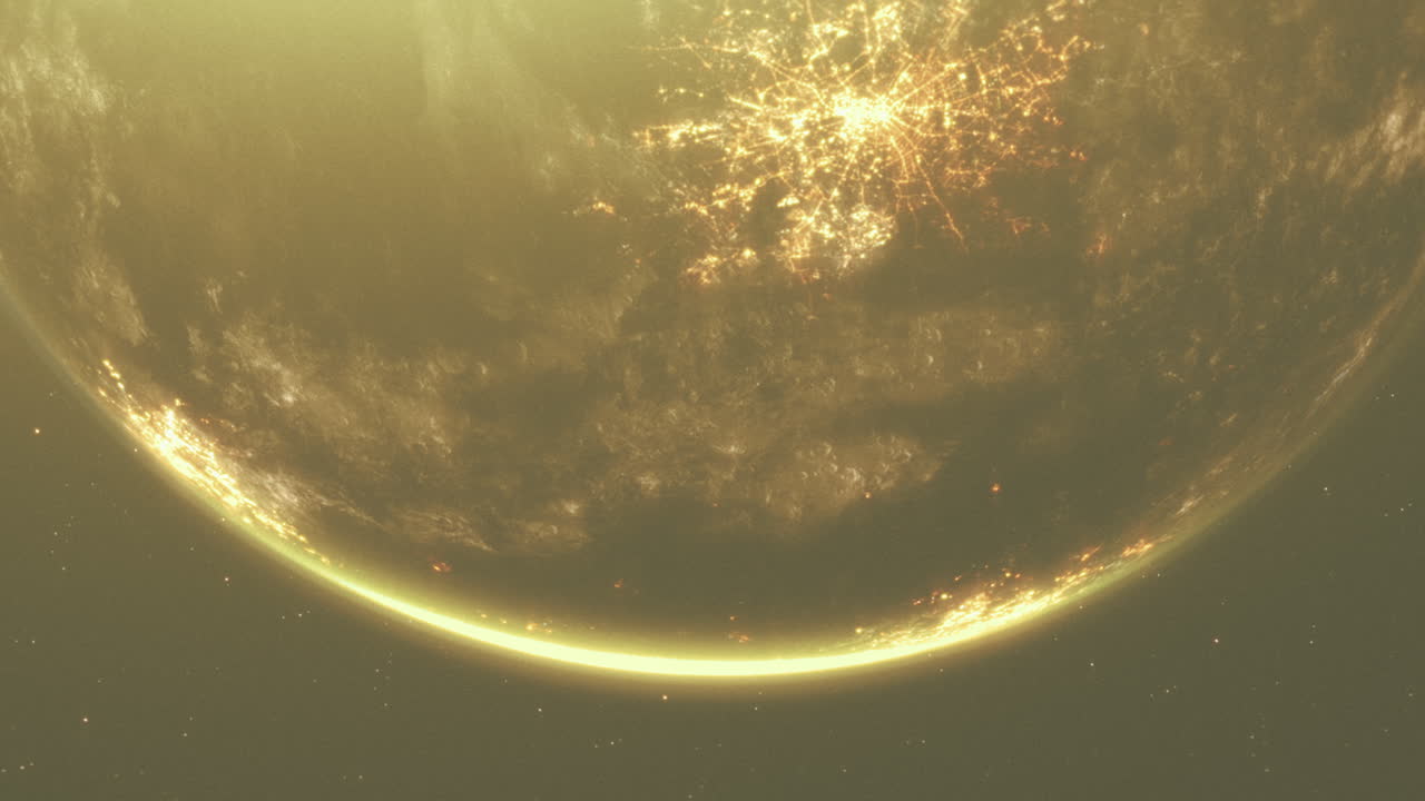 Alien civilization planet