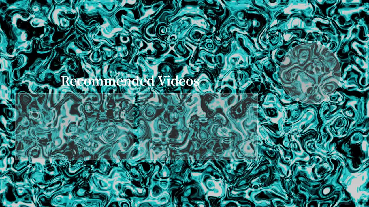 el metal líquido se mueve tarjeta final pantalla final gráficos de movimiento