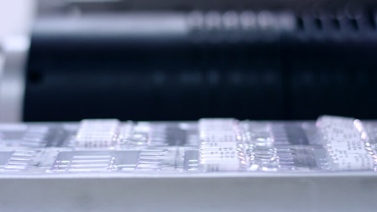 Linea di produzione farmaceutica presso uno stabilimento farmaceutico. Settore farmaceutico.