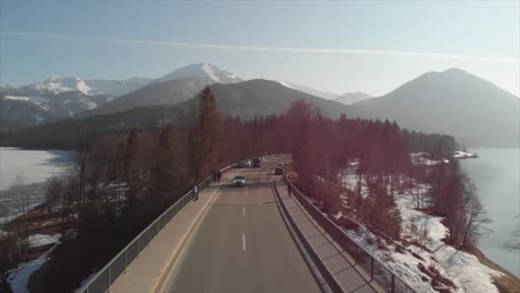 德國慕尼黑的西爾文斯坦河橋 (silvensteinsee bridge)