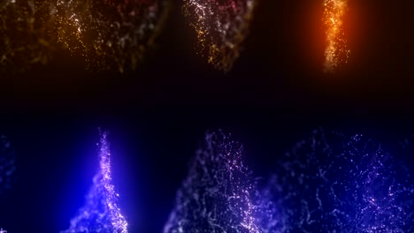 the abstract particles