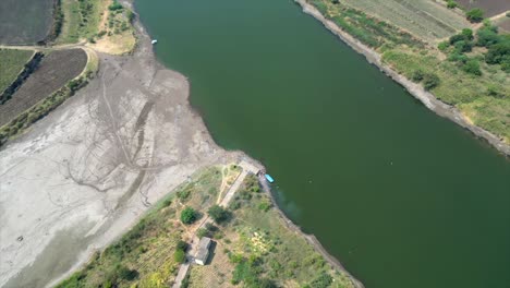 bhima river and sina river sangam in kudala sangam temple in maharashtra