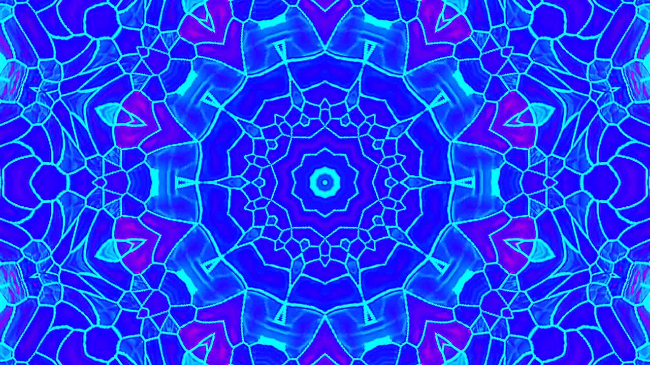 luz abstracta brillante que gobierna el color completo, caleidoscopio, fondo negro