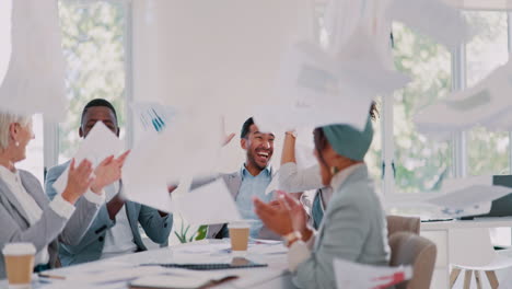 business people, throwing paper