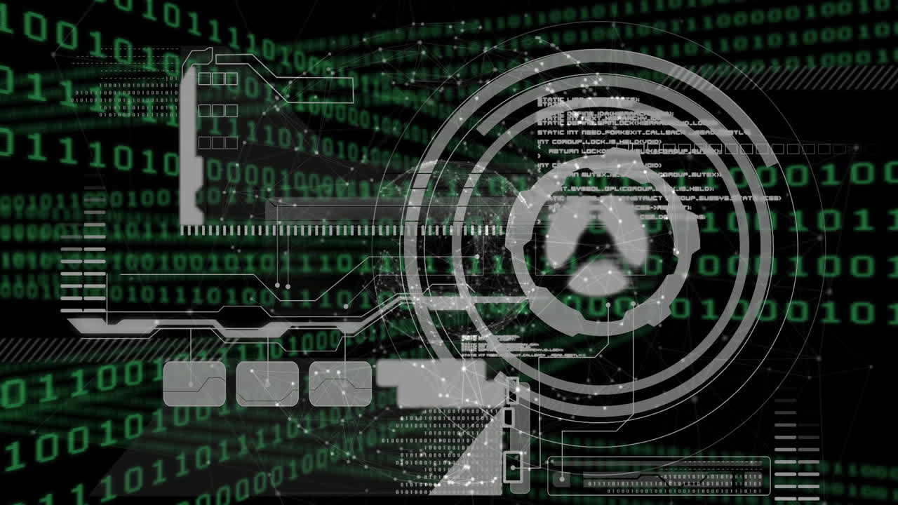 바이너리 코딩을 통해 범위 스캐닝의 애니메이션