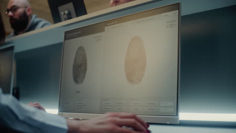 fingerprint scanning verification process