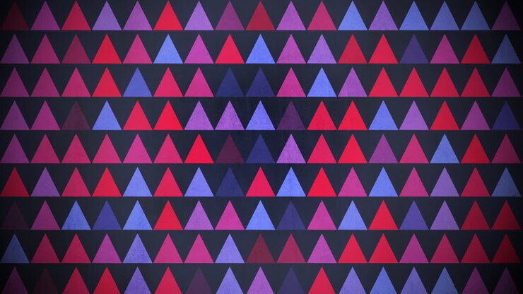 Motion colorful triangles pattern 9