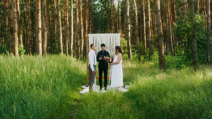 Forest Wedding Ceremony