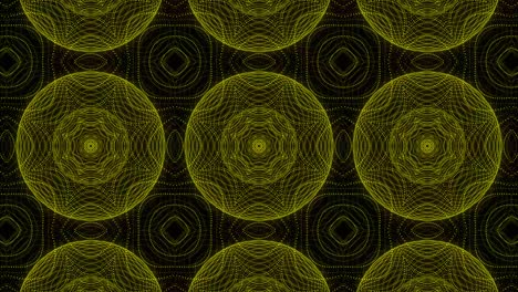 yellow color pattern gothic design animation motion graphics