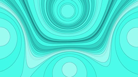endless background with comic style wave in aquamarine colors