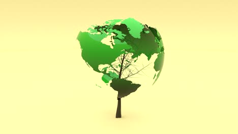 3d earth day for concept design. Concept eco earth day. Able to loop seamless 4k