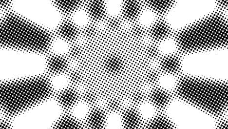 half tone of many dots, computer generated abstract background, 3d render backdrop with optical illusion effect