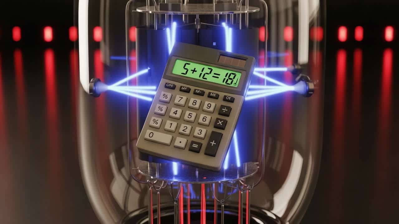 A Revolutionary Leap in Computational Technology: The Calculator's Role in Advanced Data Processing with Electric Pulses and Modern Design Elements