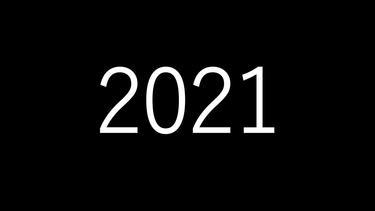 2021 animación de texto gráficos de movimiento