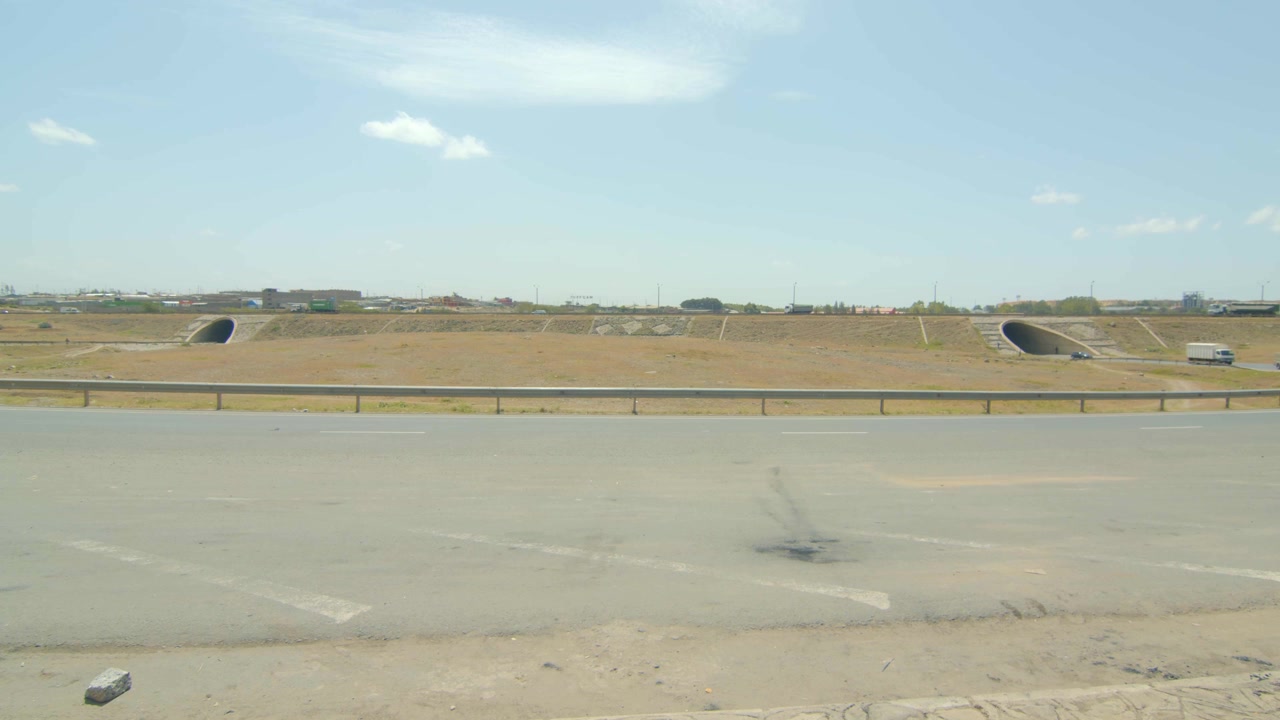Afrikansk motorvej, Mombasa Road, Namanga Interchange 2, Kenya.