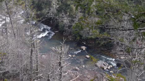 linville river near linville falls in 4k