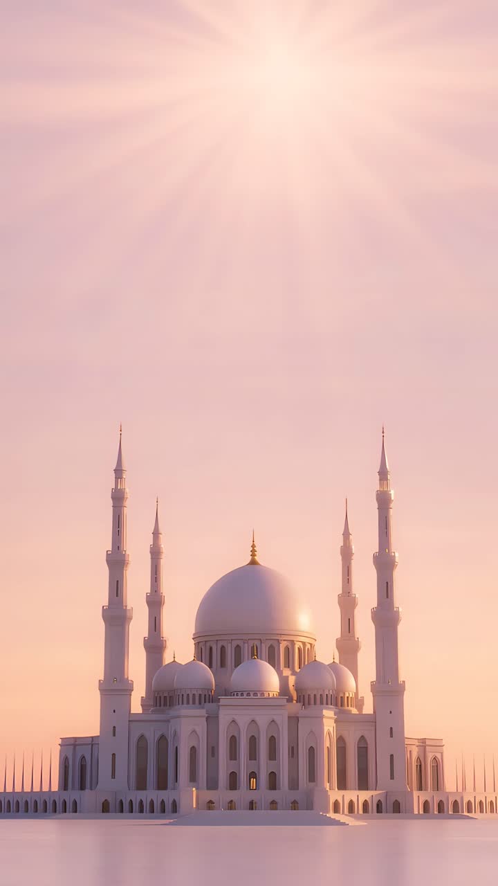Eid al-Adha Moschea Sfondo islamico 4K