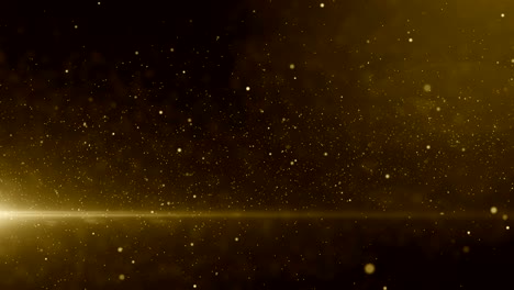 particles gold glitter bokeh award dust abstract background loop