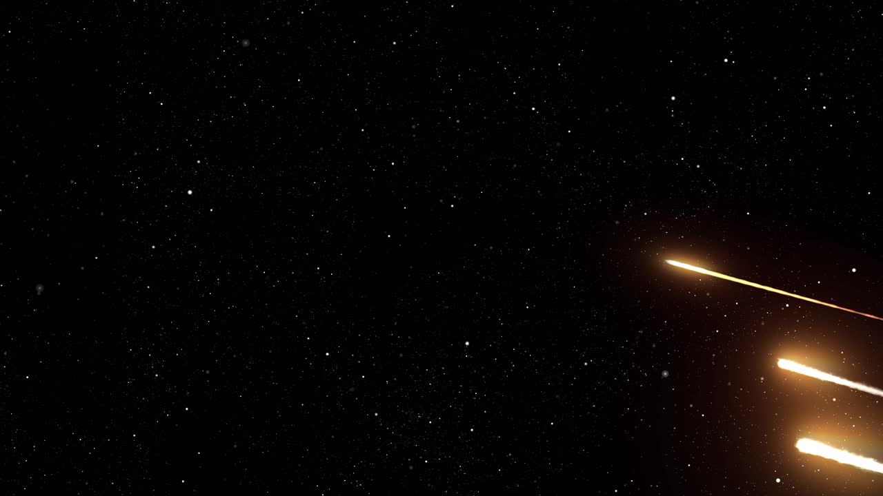 Meteorsværm i rummet