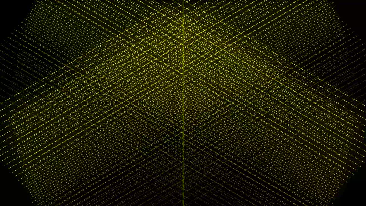 patrón de forma de punto de color amarillo animación gráficos de movimiento