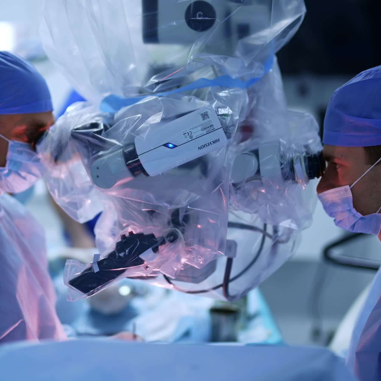 Healthcare emergency medical procedure. Modern surgery technologies in hospital