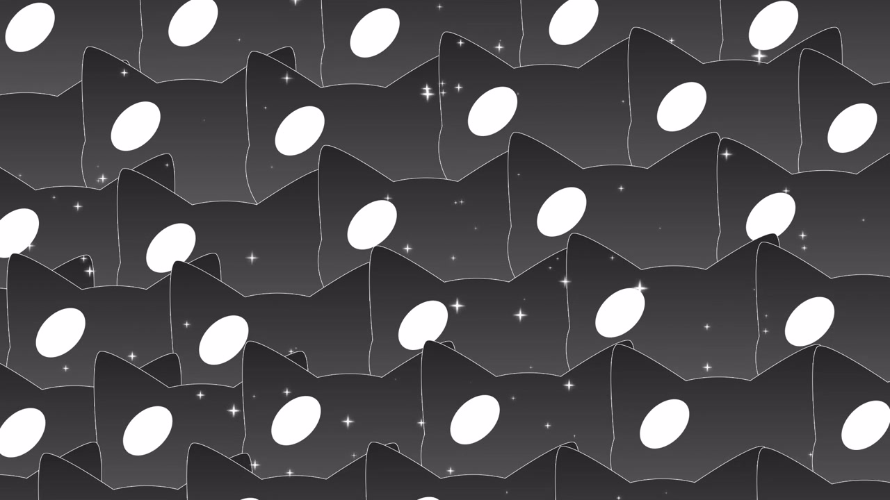 Cats and Balloons Pattern