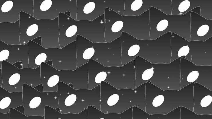 Cats and Balloons Pattern