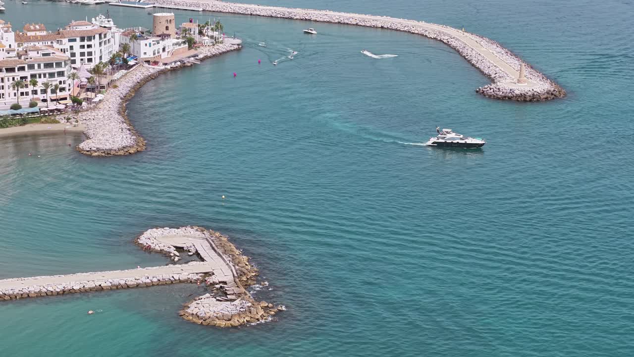 City of Marbella by the water