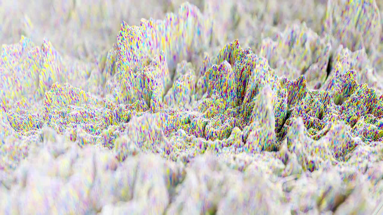 4k 추상 토포그래픽 파형