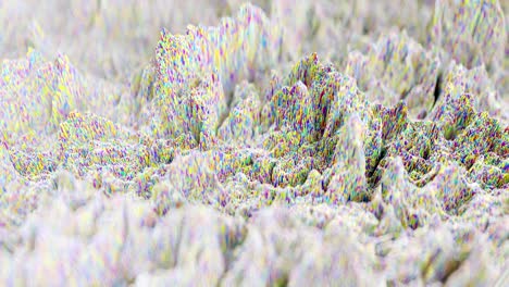 la forma de onda topográfica abstracta de 4k.
