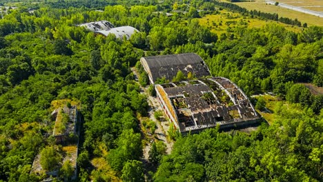 Aerial 4k drone footage of the village of Szentkir&aacute;lyszabadja in the Veszpr&eacute;m - Hungary