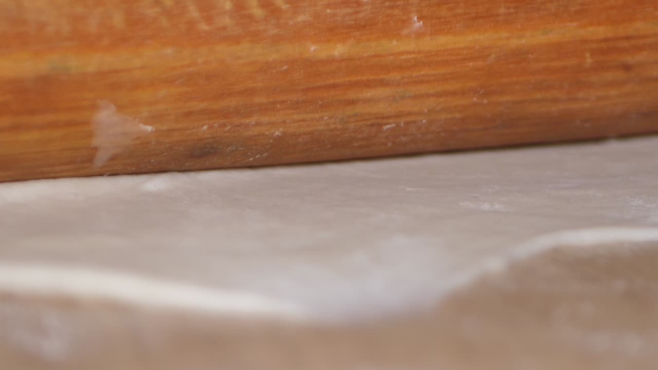 Roll the dough with a dough roll
