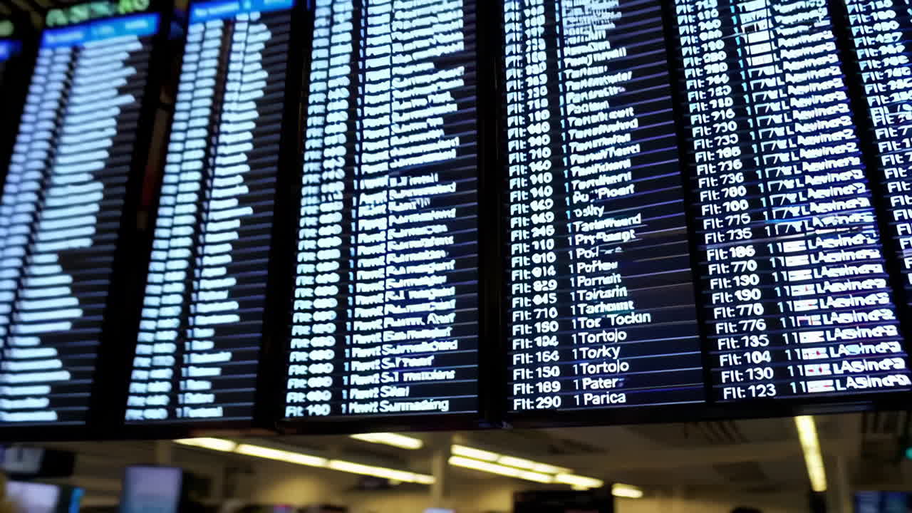 Airport Flight Information and Store Promotion