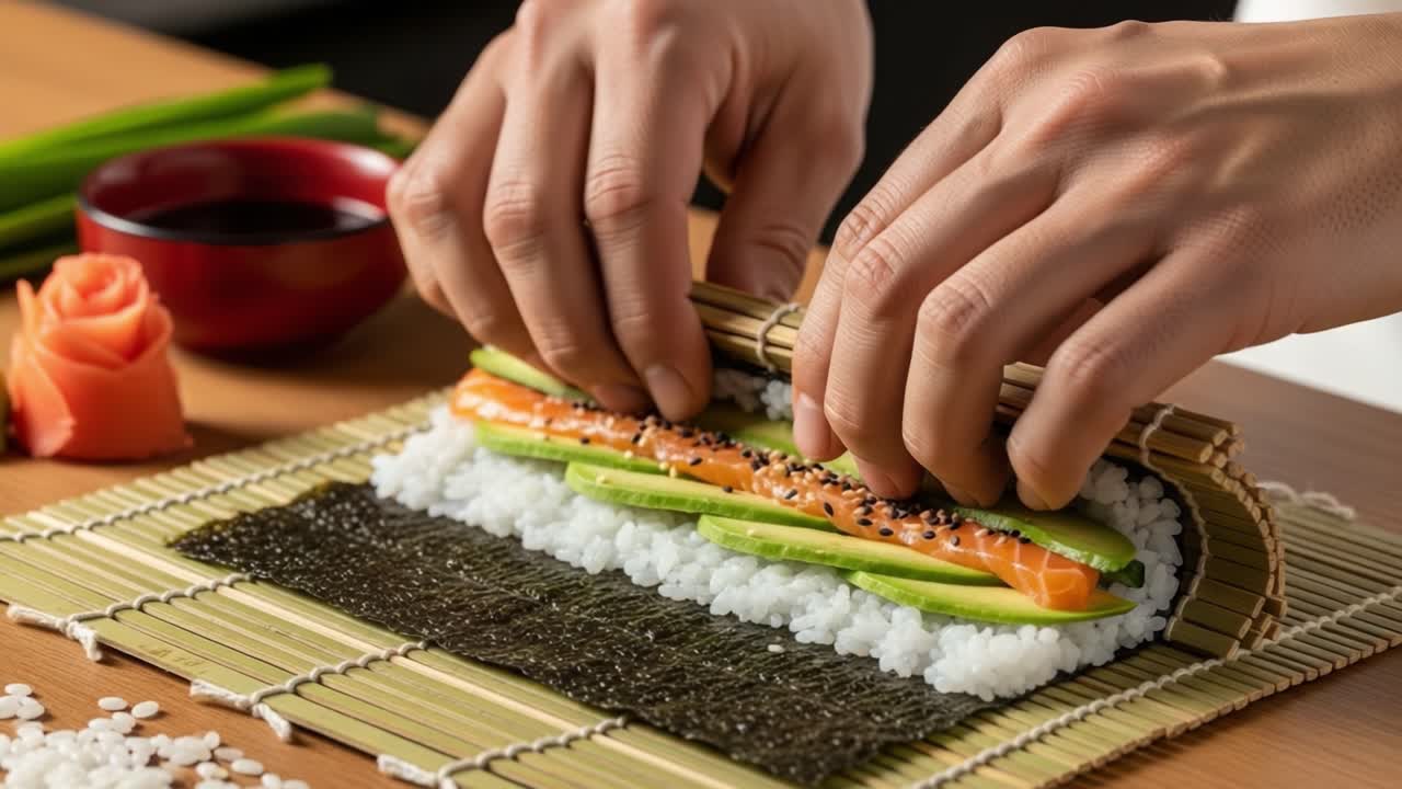 Artful Sushi Rolling: A Step-by-Step Guide to Creating Delicious Sushi Rolls with Fresh Ingredients and Perfect Technique for Food Enthusiasts